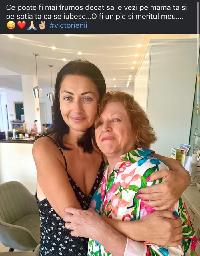 Gabriela Cristea și soacra ei