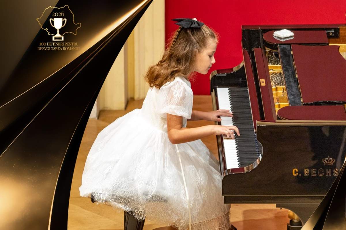 Pianista de 8 ani care uimește lumea, în „100 de tineri pentru dezvoltarea României”. Iliana Stanciu deține peste 50 de premii cucerite pe trei continente