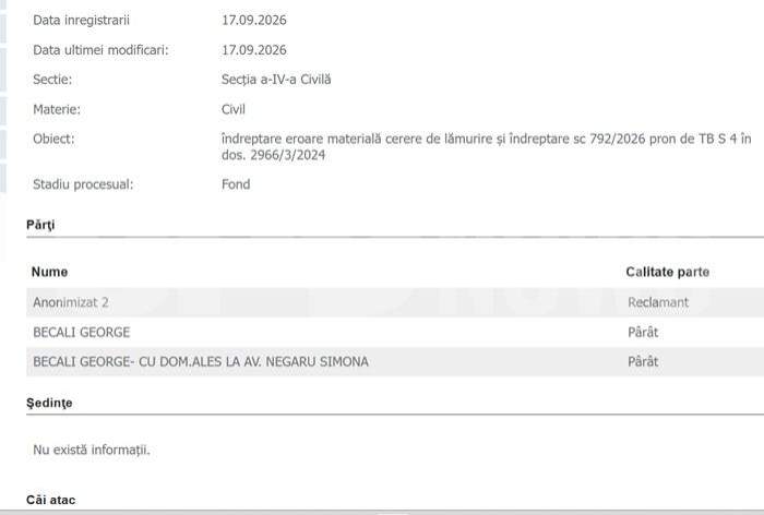 Gigi Becali a fost dat în judecată de Florin Talpan. Ce se întâmplă în noul proces dintre cei doi