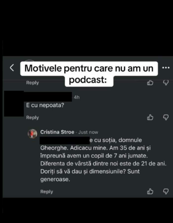 Reacția iubitei lui Damian Drăghici, după ce a fost criticată pentru relația lor. Între cei doi e o diferență de vârstă de 21 de ani