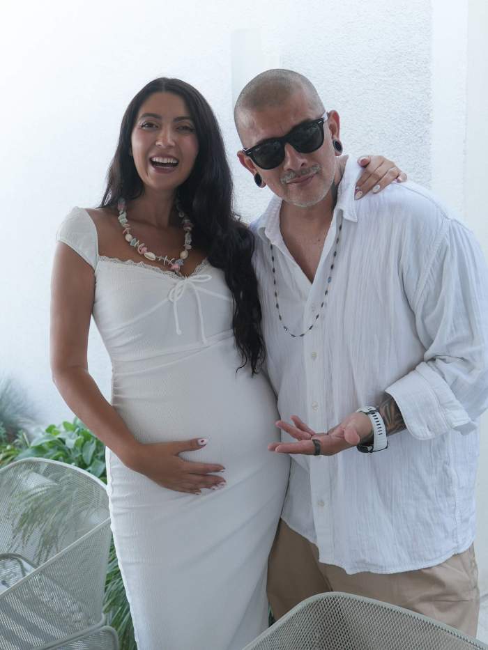Maria Andreea, cu burtica de gravidă la vedere