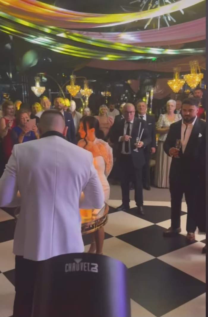 Imagini inedite de la petrecerea de nuntă a Franciscăi și a lui TJ Miles. Cum s-au distrat mirii și invitații