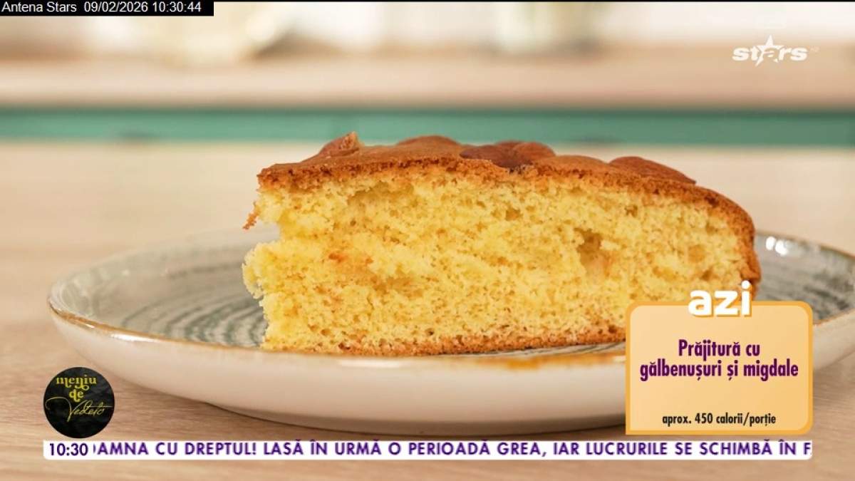 Prăjitura cu migdale