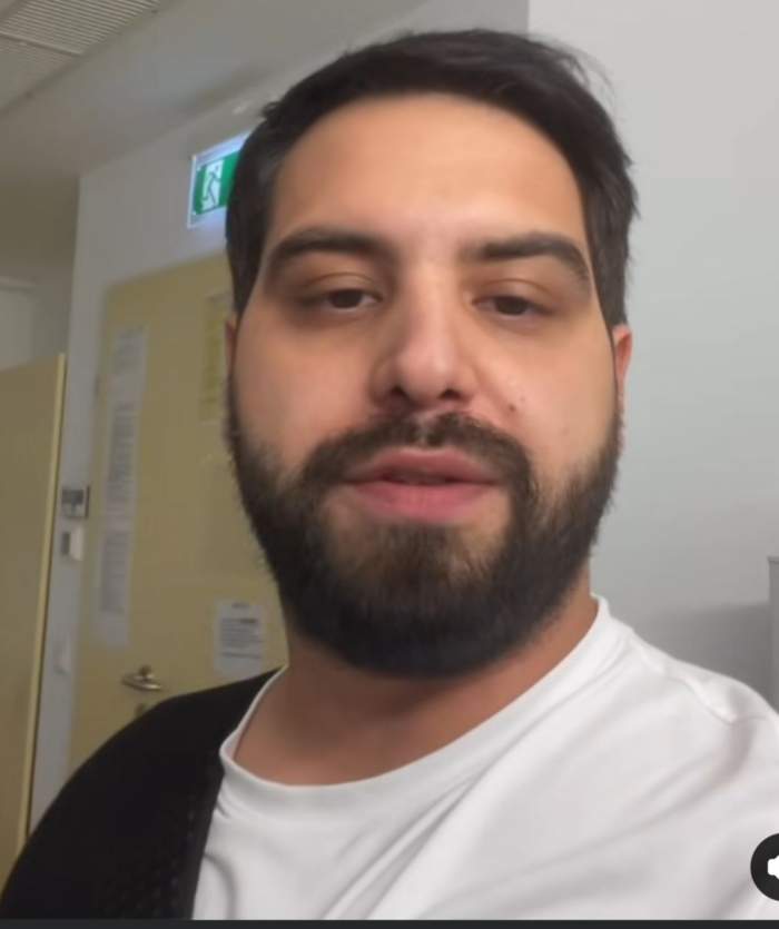 Eddy Zaharia în spital