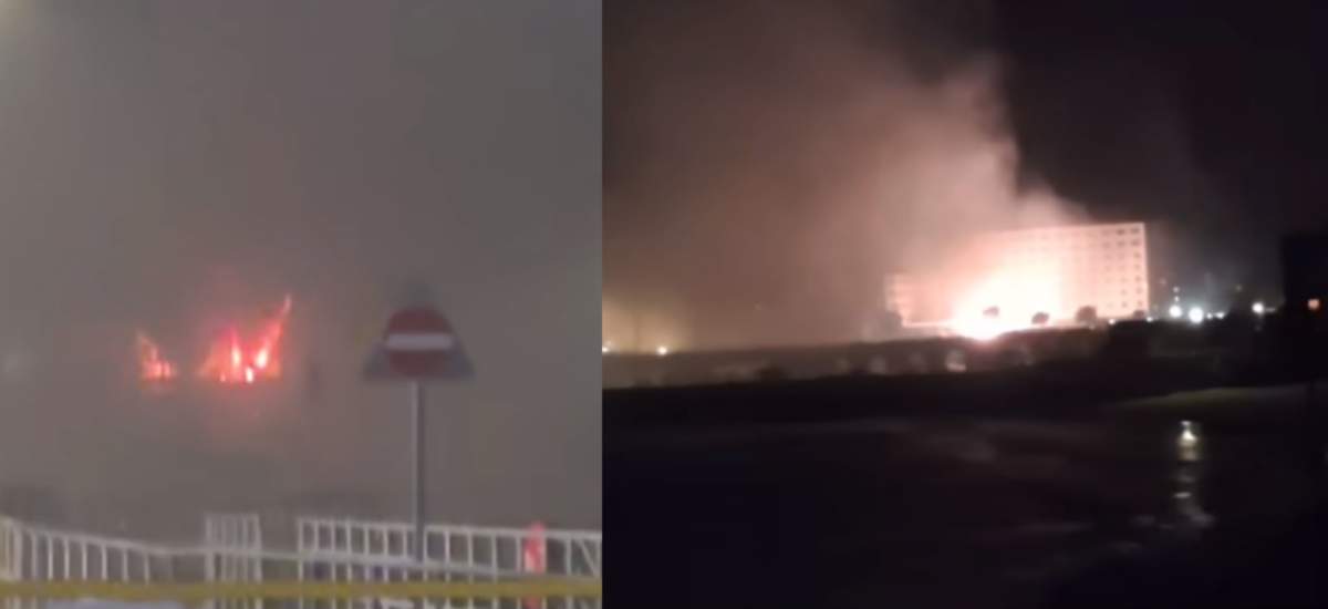 Colaj incendiu hotel