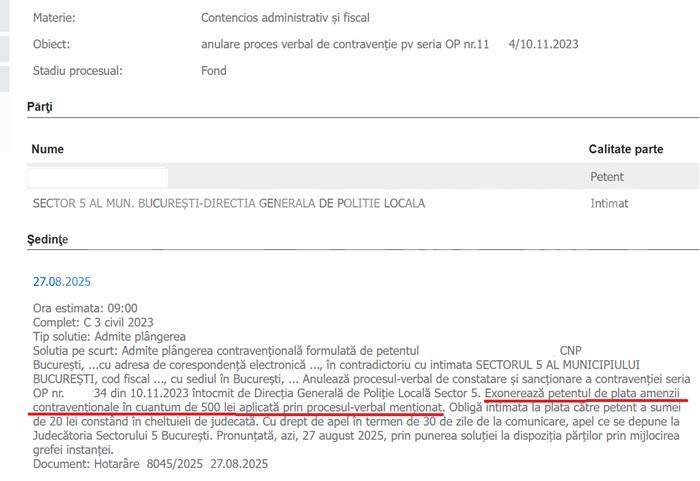 Doi polițiști locali, cercetați după ce au amendat o persoană cu dizabilități. De ce au clasat procurorii dosarul | Documente exclusive