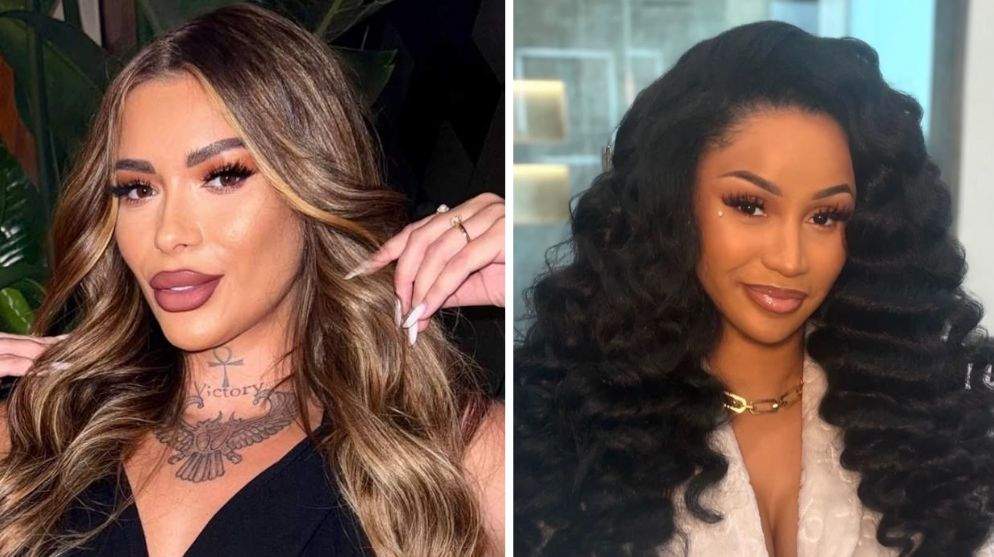 Colaj foto cu Armina Andrei și Cardi B