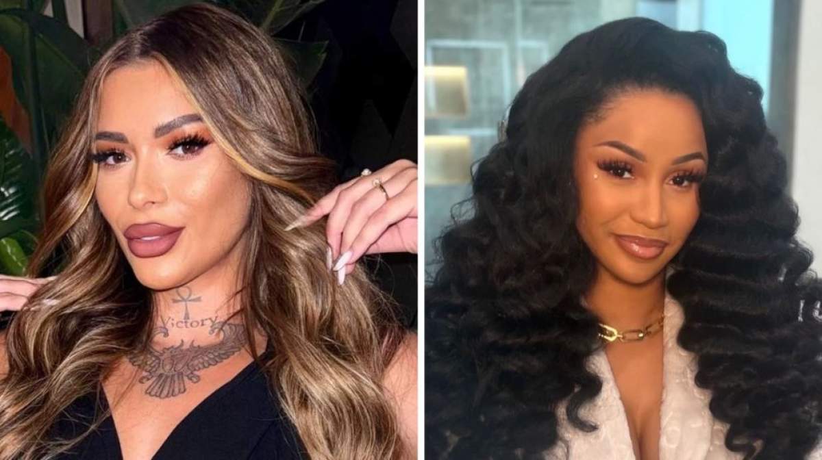 Colaj foto cu Armina Andrei și Cardi B