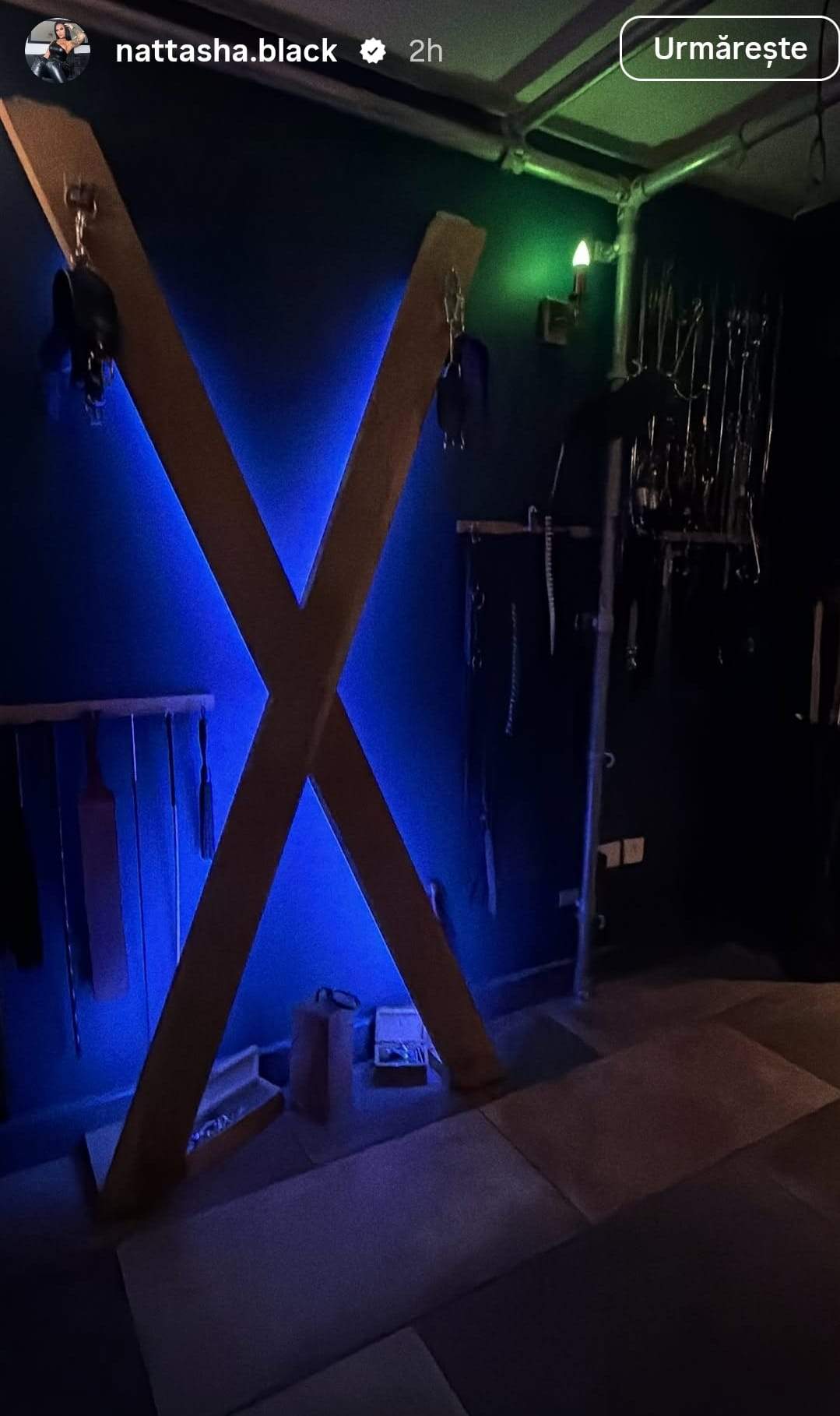 Nattasha Black de la Insula Iubirii le-a arătat fanilor locul în care practică meseria de dominatoare. Imagini rare