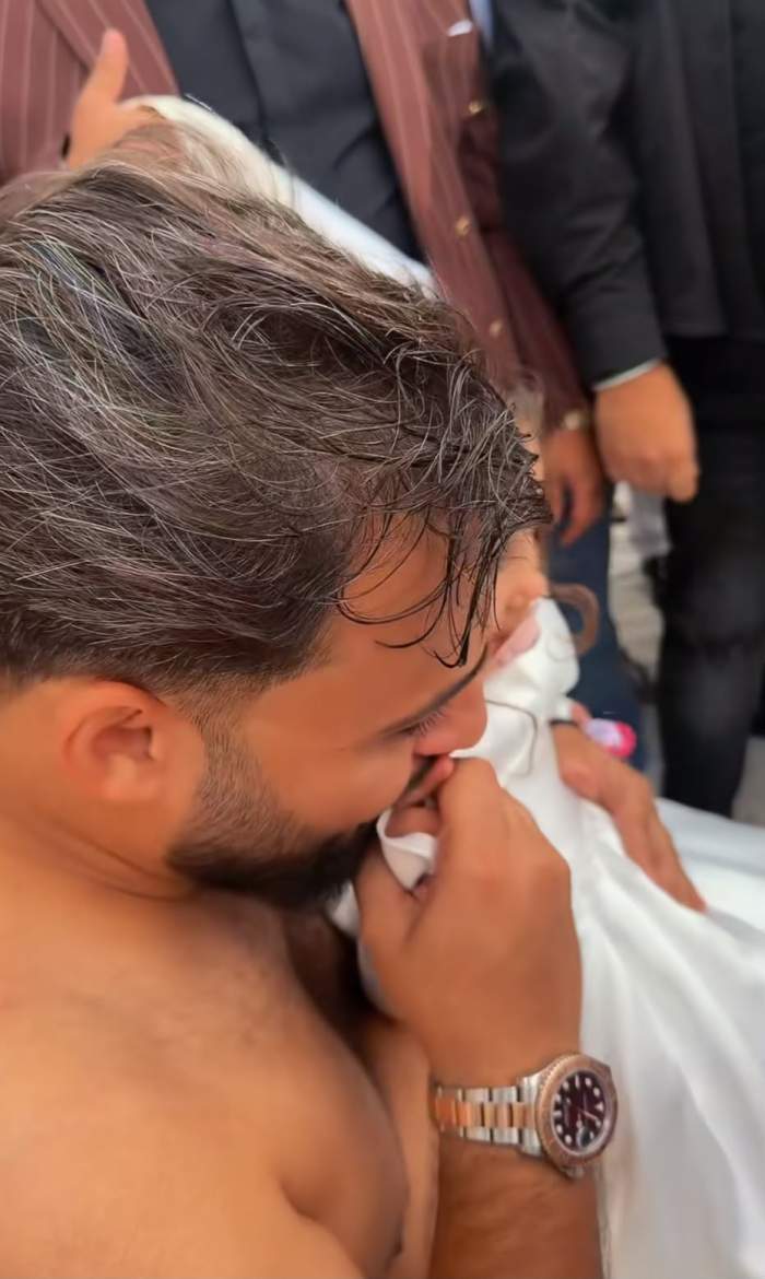 Imagini emoționante de la nunta lui Robert Lele! Cum au apărut manelistul și fiica lui cea mică