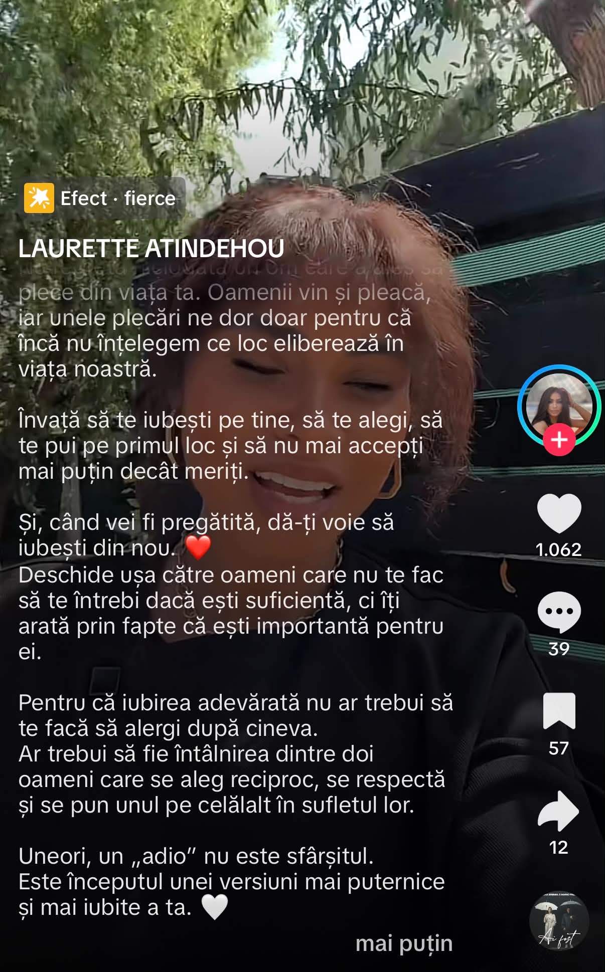 Laurette s-a despărțit de iubit? Mesajul transmis de brunetă ridică semne de întrebare