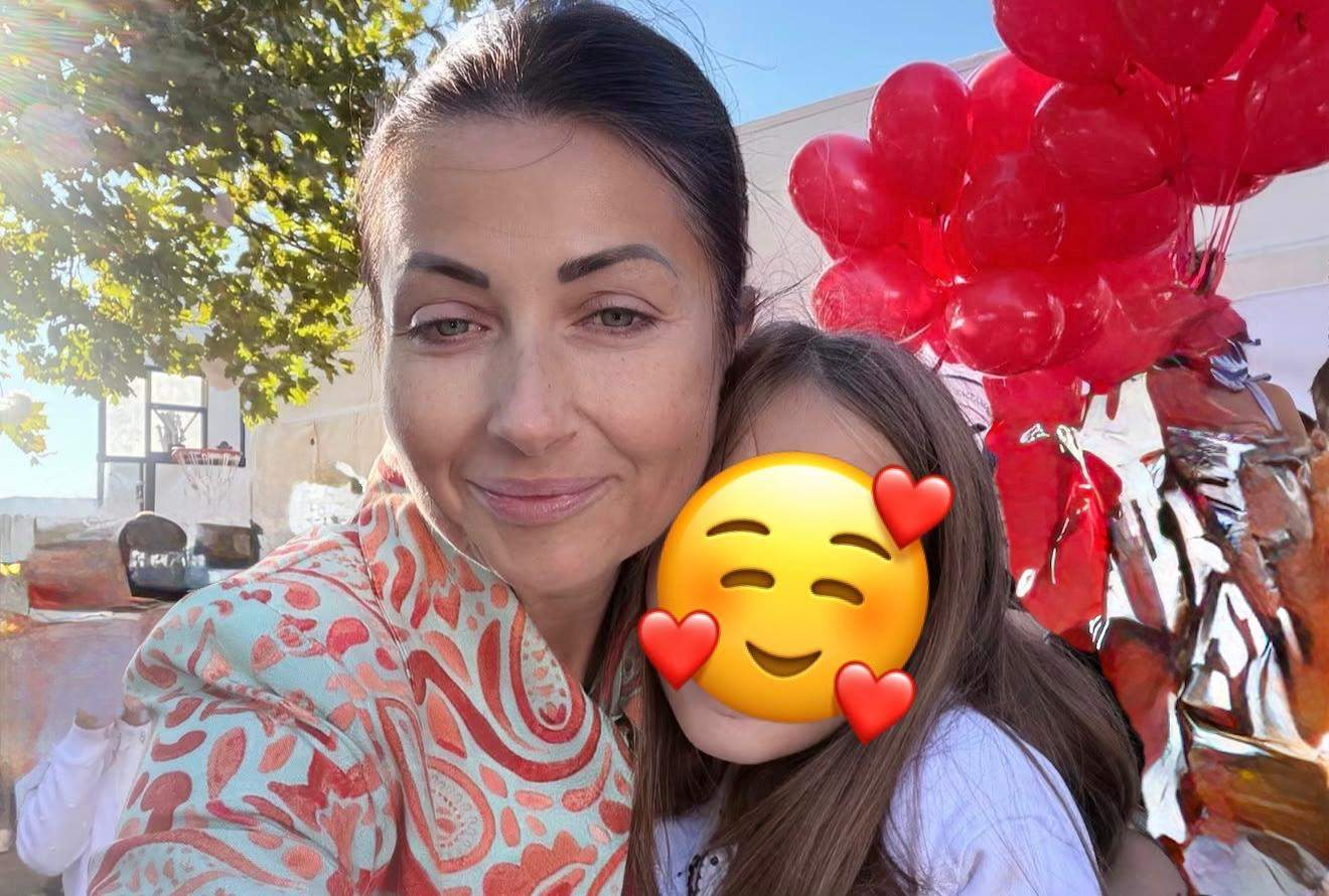 Gabriela Cristea și fiica ei