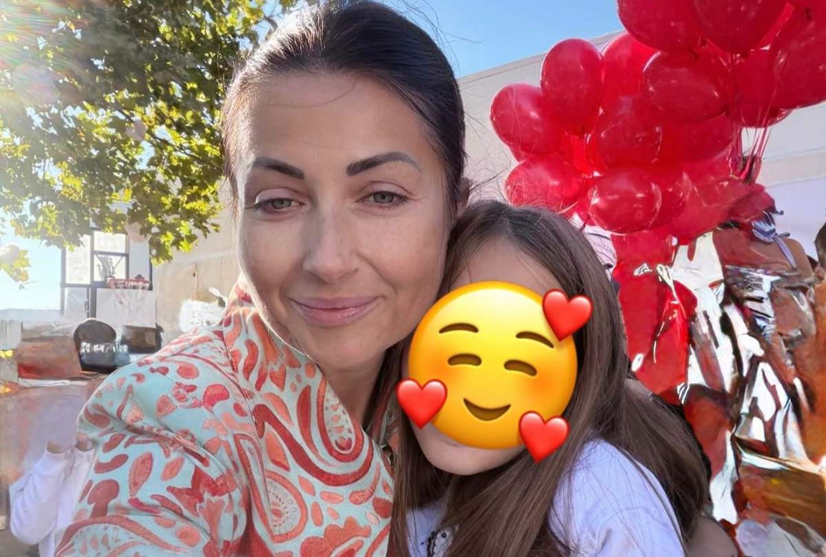 Gabriela Cristea și fiica ei