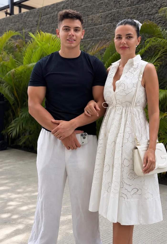 madalina apostol si tony, baiatul cel mic
