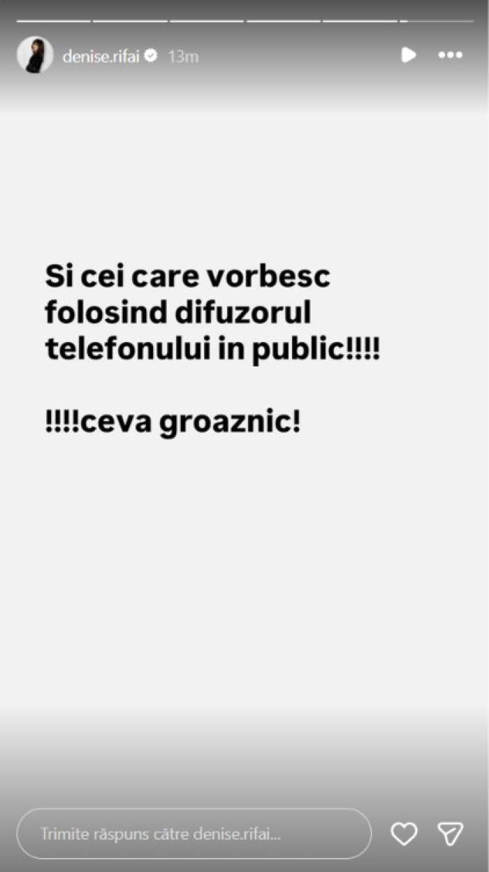Ce nu suportă deloc Denise Rifai. Prezentatoarea le-a vorbit fanilor despre bunele maniere