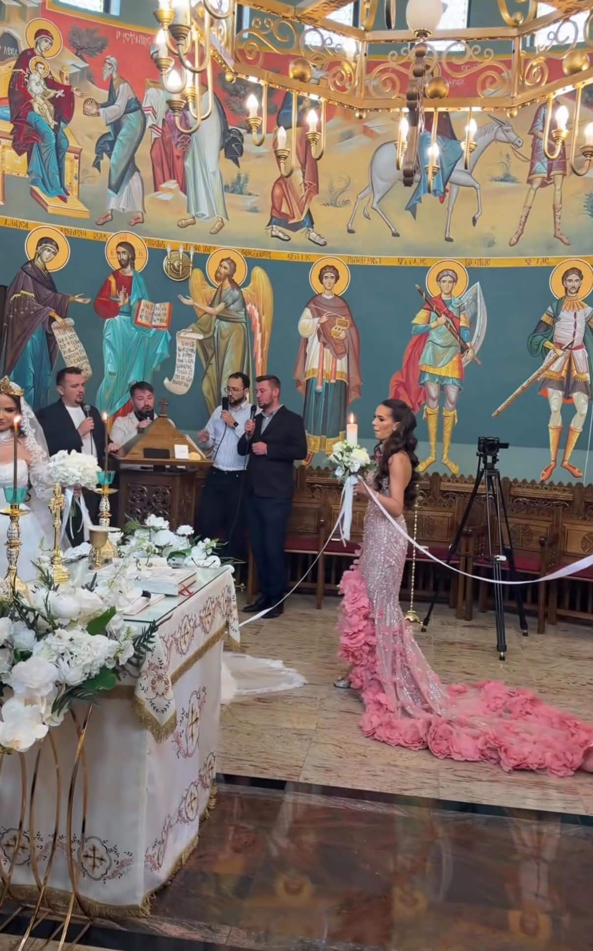 Georgiana Lobonț și soțul ei, nași de căsătorie. Imagini de la fericitul eveniment