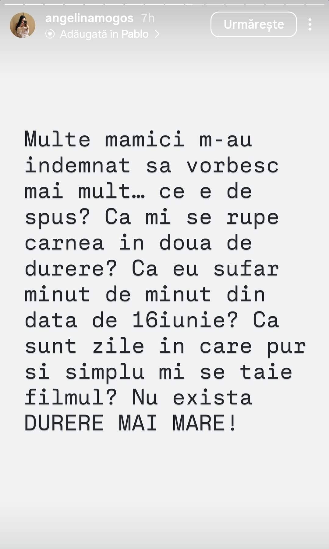 Fiica lui Adrian Mogoș a născut! Angelina a vorbit pentru prima dată despre clipele prin care a trecut: ”Am dormit o lună în fața spitalului”