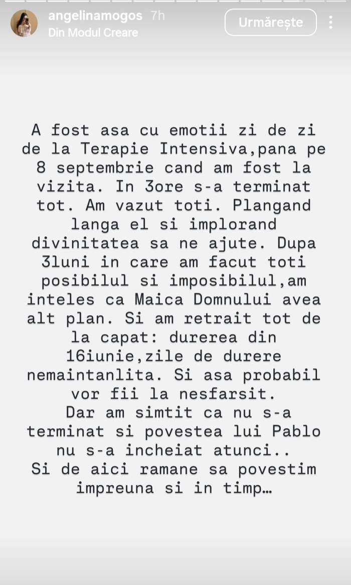 Fiica lui Adrian Mogoș a născut! Angelina a vorbit pentru prima dată despre clipele prin care a trecut: ”Am dormit o lună în fața spitalului”