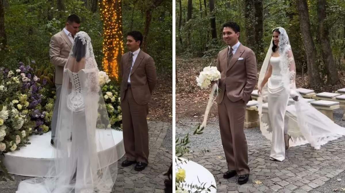 Colaj foto cu fiica Adinei Buzatu și soțul ei