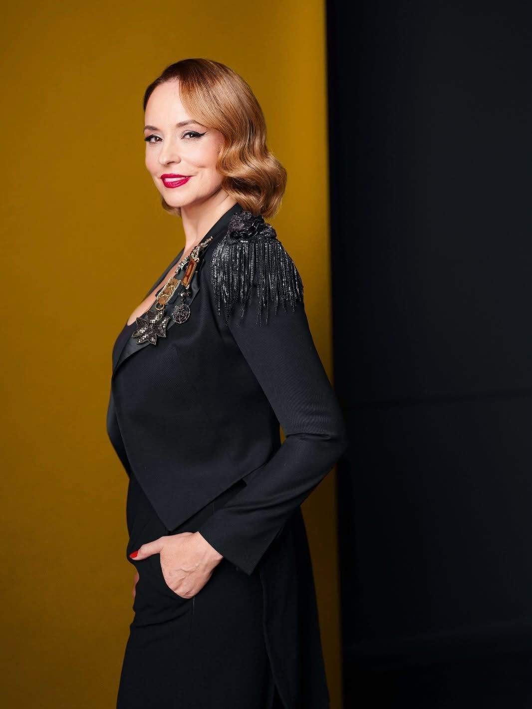Andreea Marin, îmbrăcată elegant