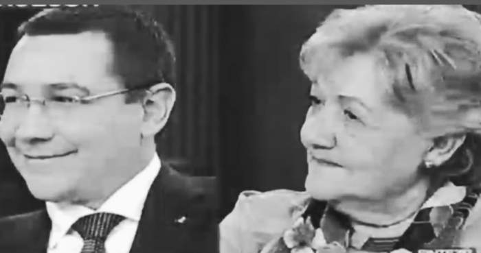 Victor Ponta și mama lui