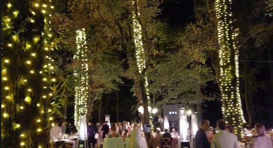 Imagini de la petrecerea de nuntă a fiicei Adinei Buzatu. Sara și Luca au atras toate privirile pe ringul de dans