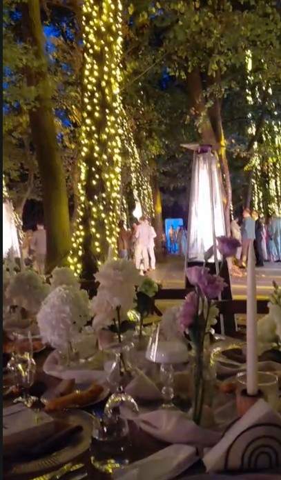 Imagini de la petrecerea de nuntă a fiicei Adinei Buzatu. Sara și Luca au atras toate privirile pe ringul de dans