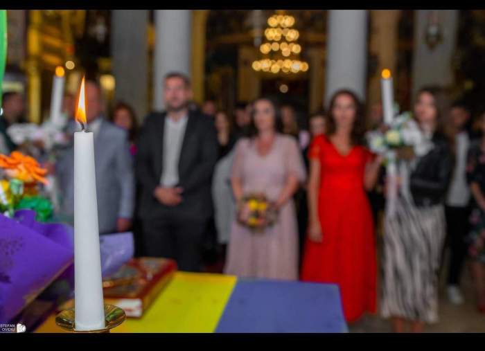 Imagini de la cununia Marei Bănică
