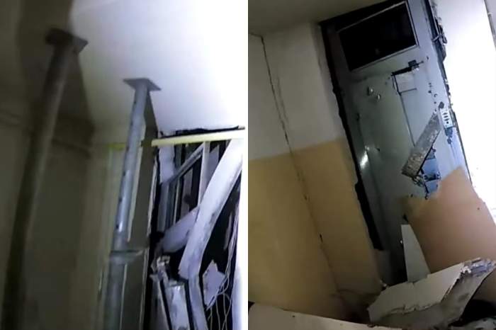 Așa arată acum scara blocului din Rahova după explozie