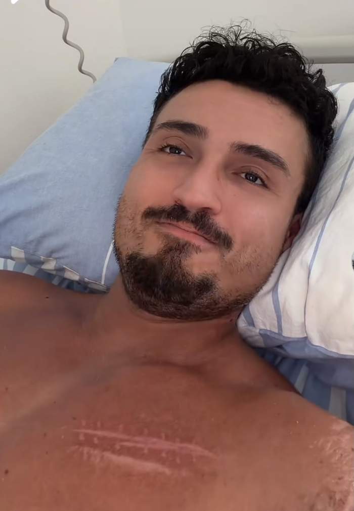 Andrei Bordeianu, pe patul de spital