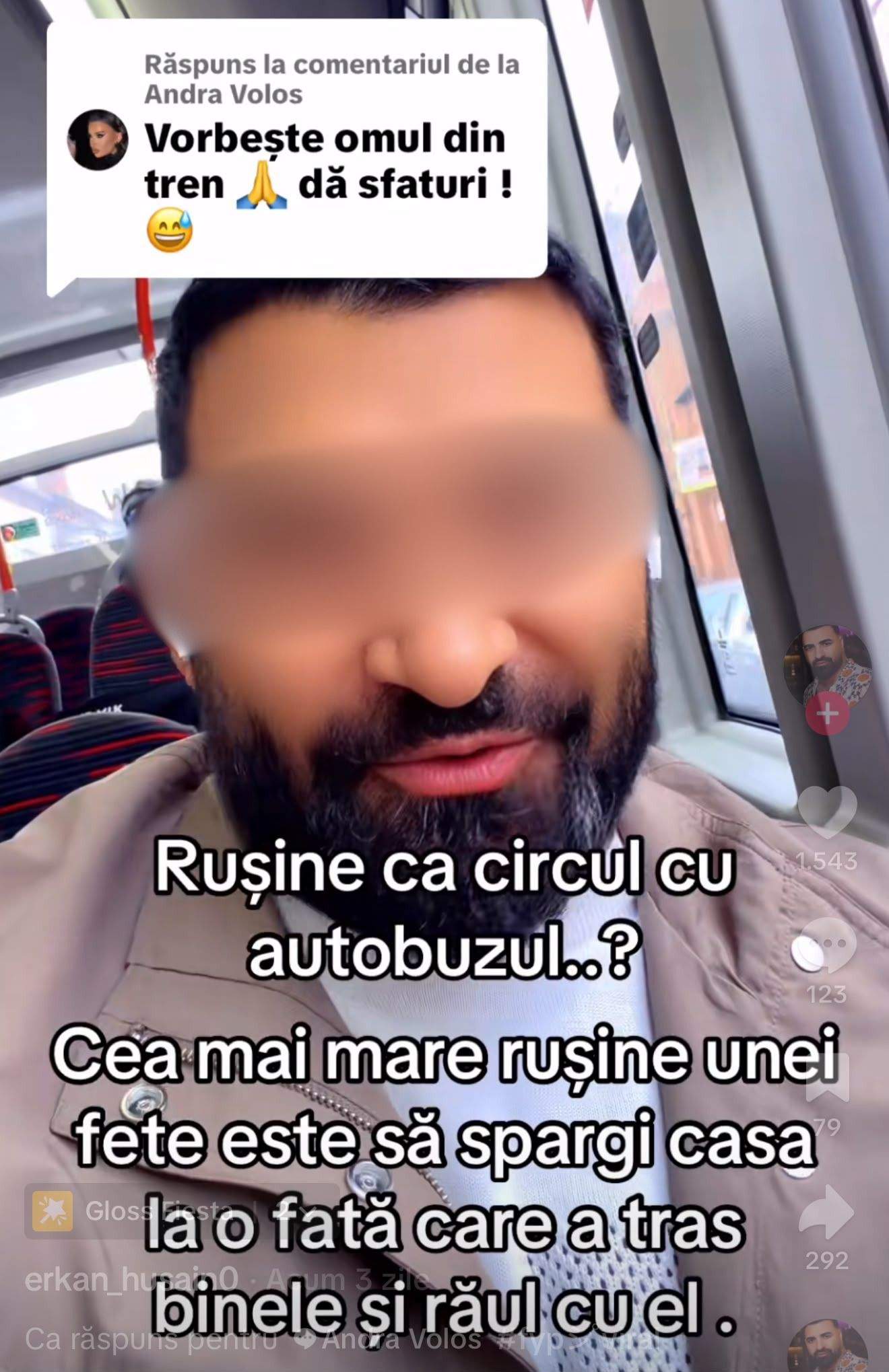bărbatul pe care l-a jignit Andra Voloș
