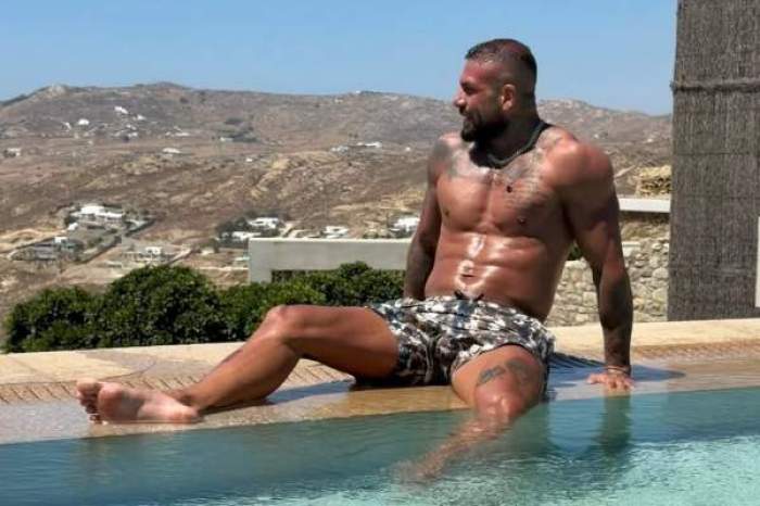 Narcis Bujor, în piscină