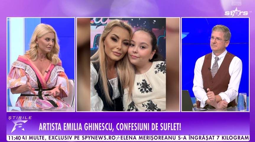Emilia Ghinescu, la o emisiune