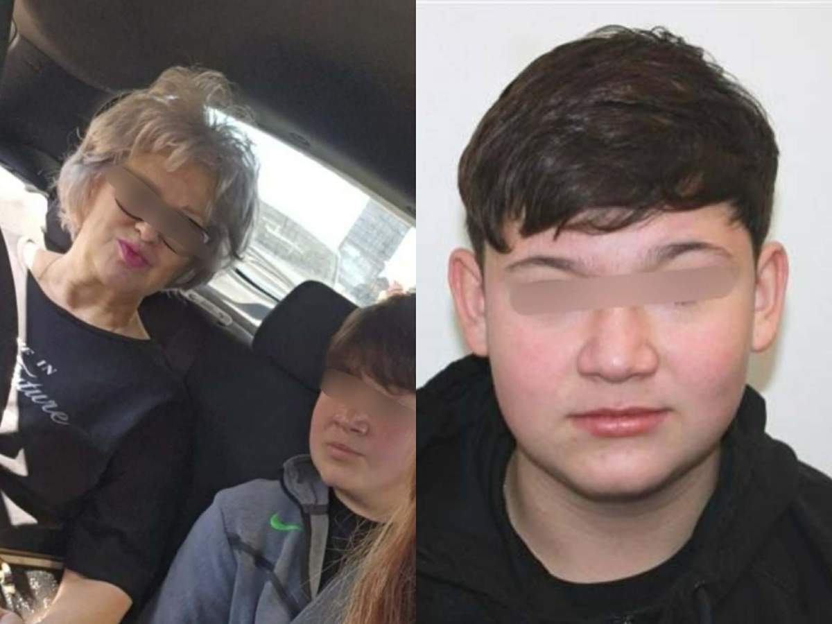 Colaj foto cu Mario Berinde și bunica lui