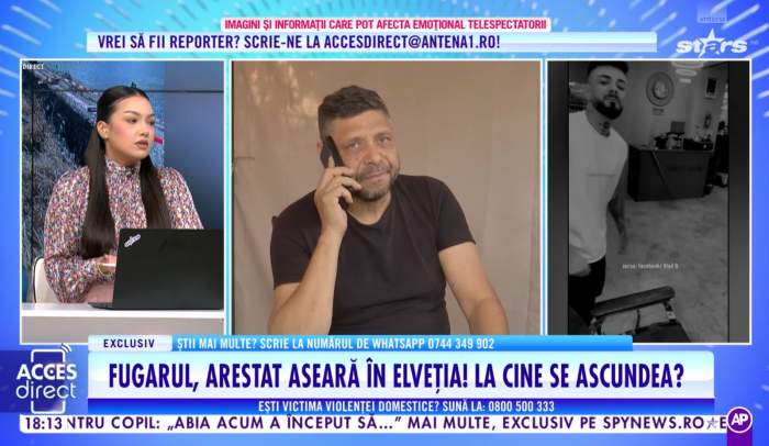 Tatăl Valentinei, la Acces Direct