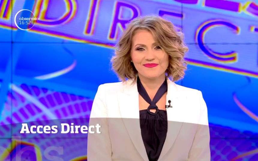 Imagini rare cu Mirela Vaida de la debutul ei ca prezentatoare la Acces Direct. Astăzi, emisiunea a împlinit 18 ani | FOTO