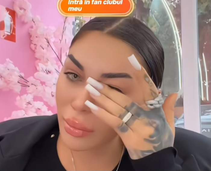 Alexandra Alișorii, plângând