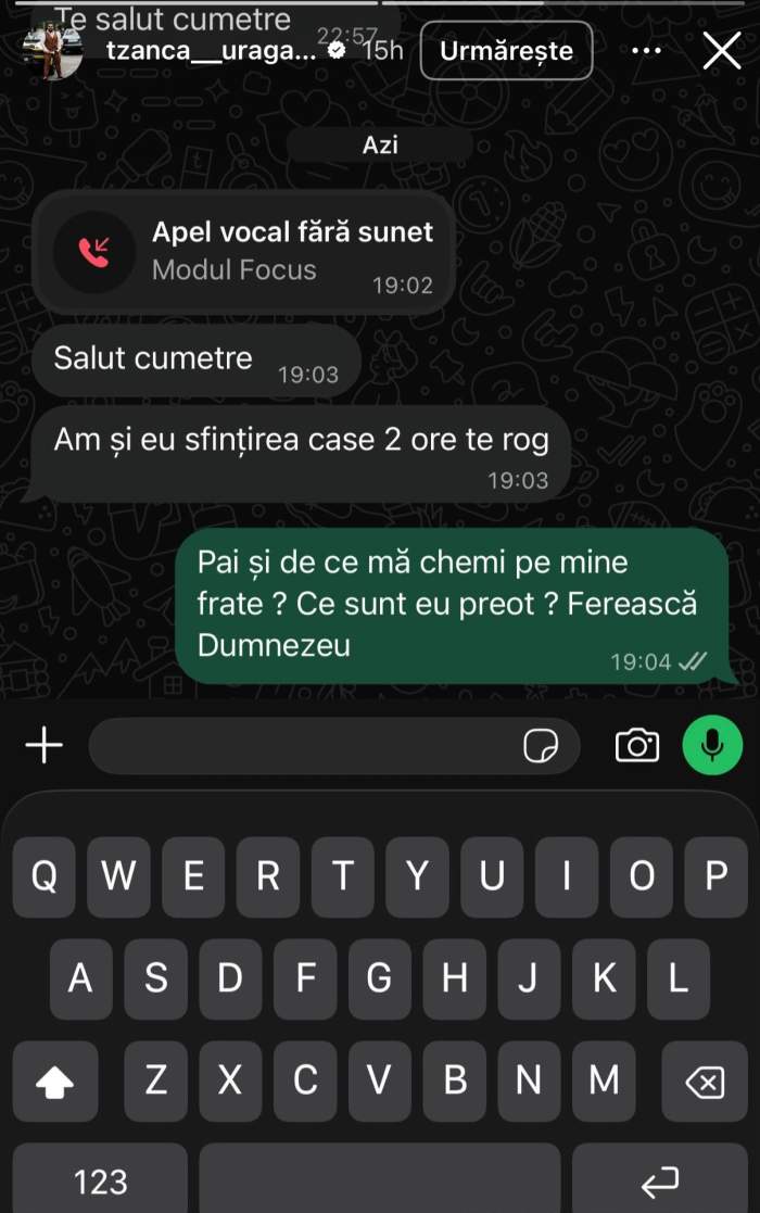 Conversația lui Tzancă Uraganu