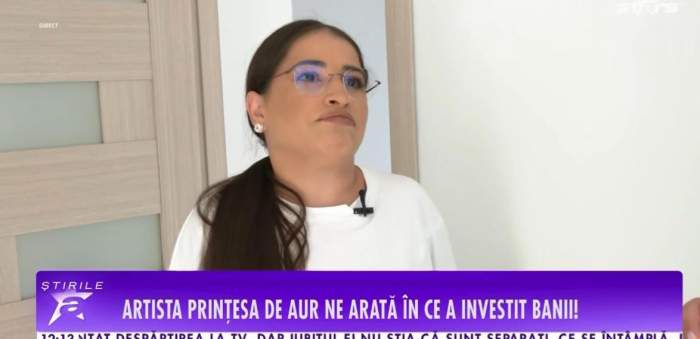 Prințesa de aur, în noua casă