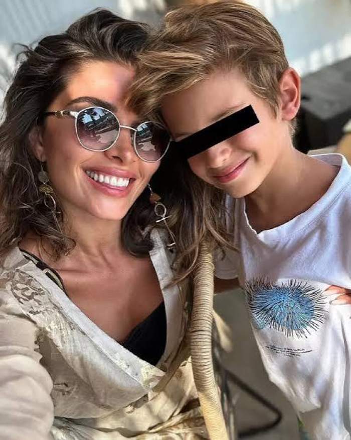 Alina Pușcaș și fiul ei