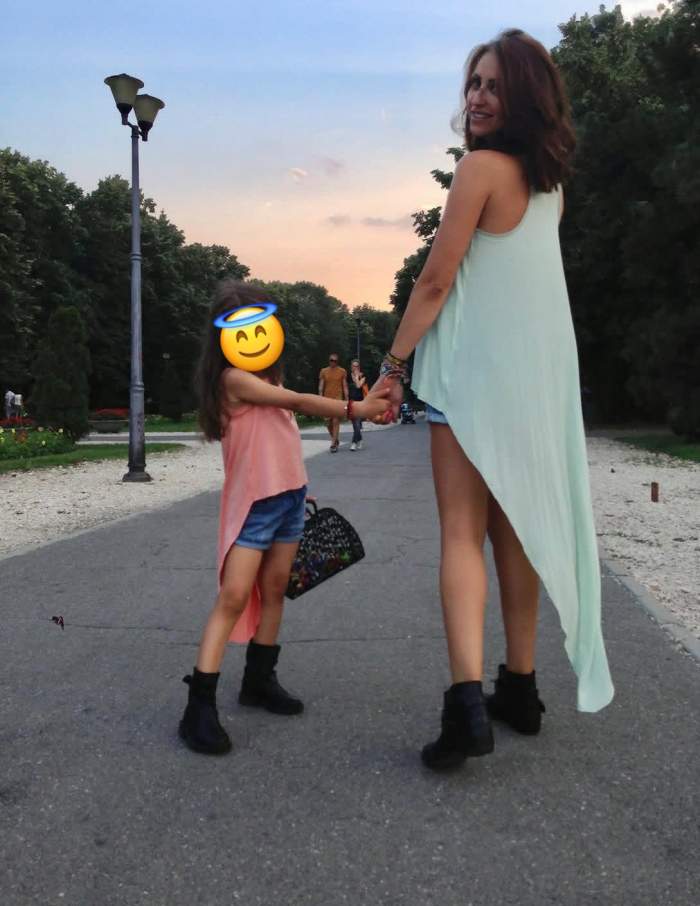 Roxana Blagu și fiica ei