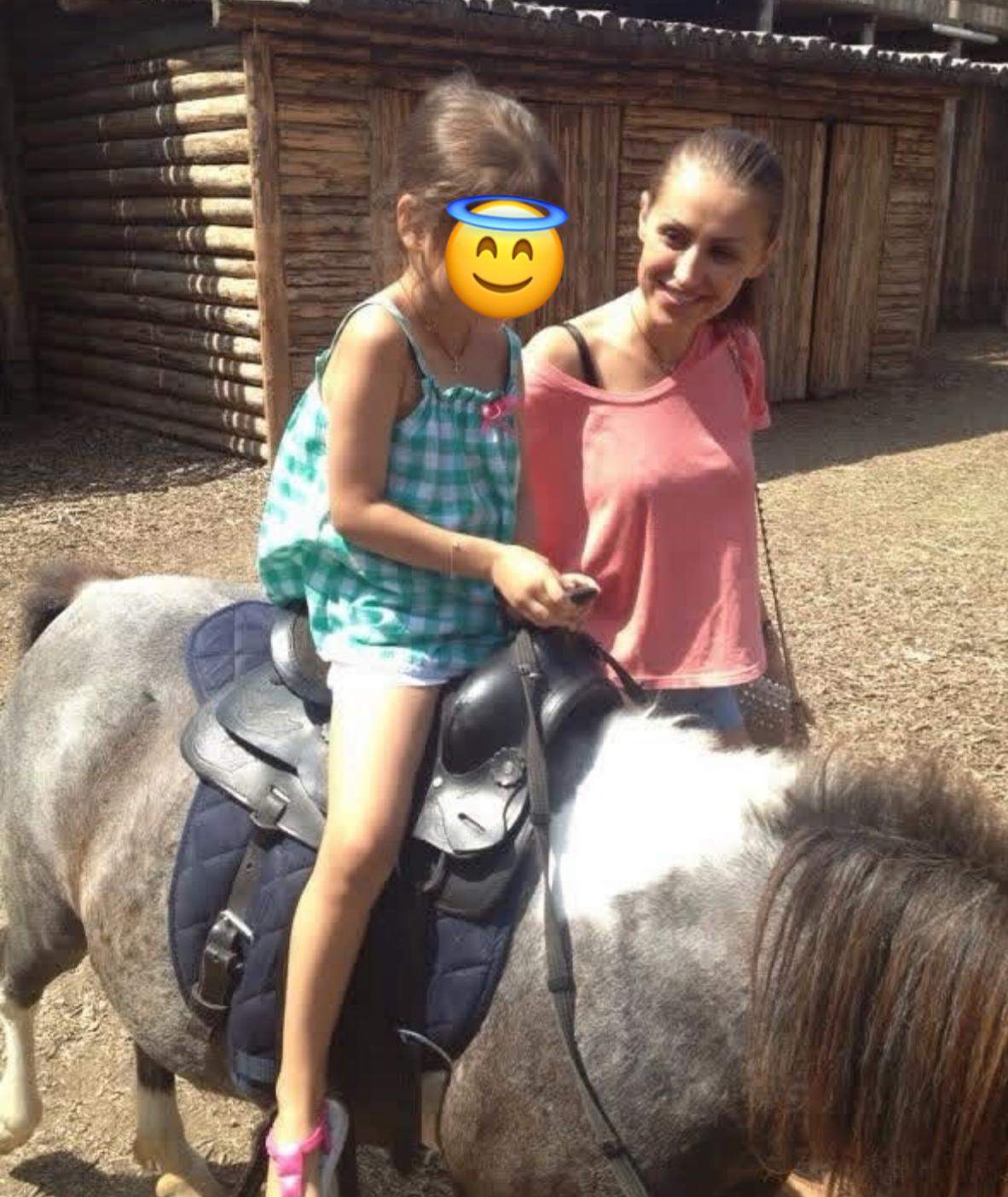 Roxana Blagu și fiica ei