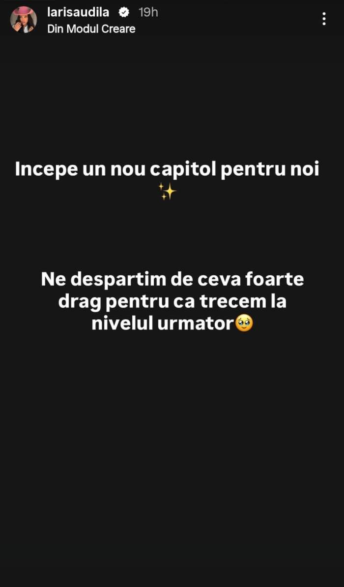 mesajul Larisei Udilă