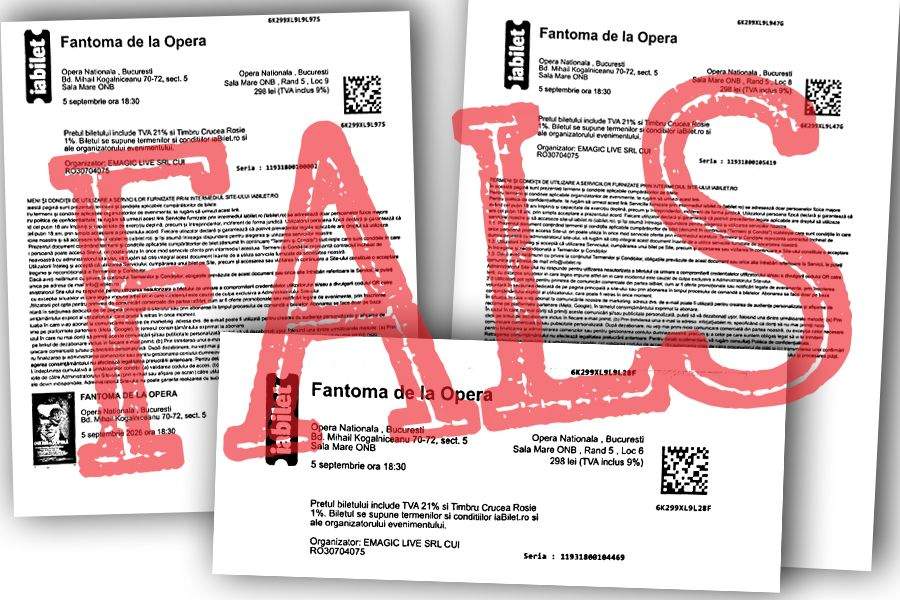 bilete false