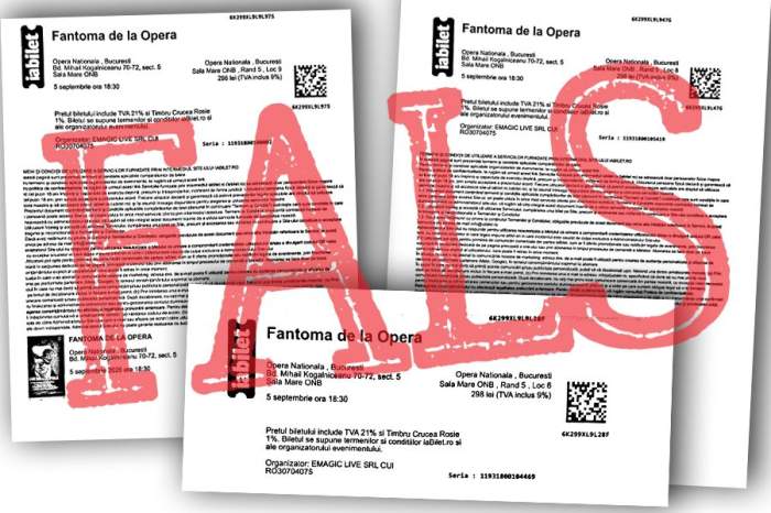 bilete false