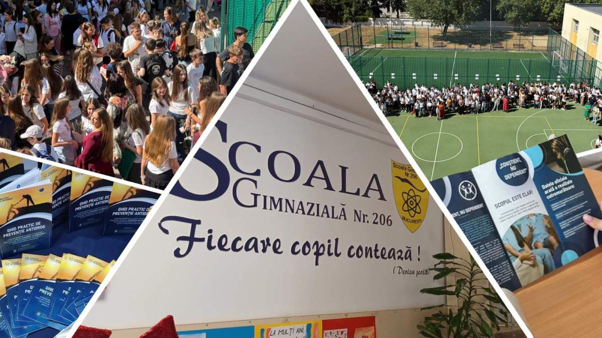 Prima zi de școală sub semnul prevenției. Campania „Conștient, nu dependent” aduce lupta antidrog în mijlocul elevilor și părinților din Capitală