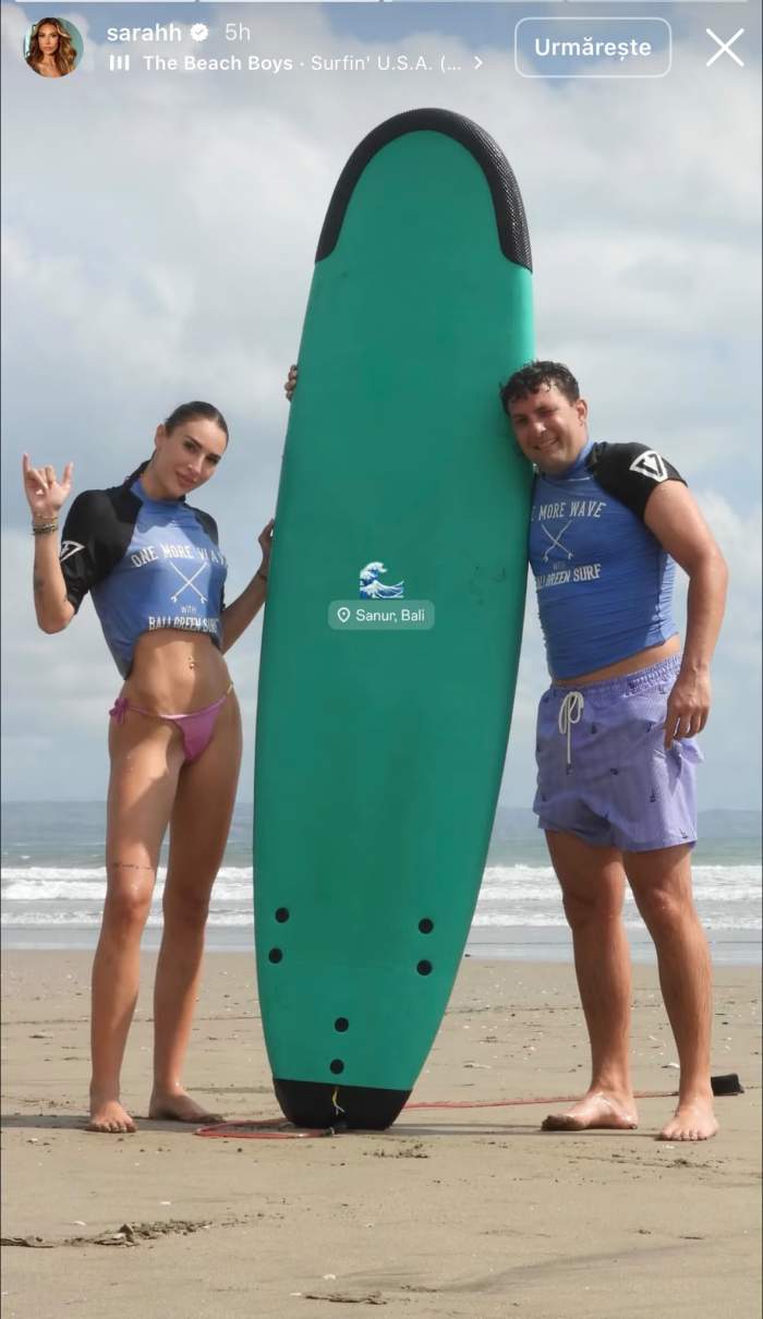 Sarah Dumitrescu și iubitul ei sunt mai fericiți ca niciodată. Ce gest romantic au făcut în vacanță