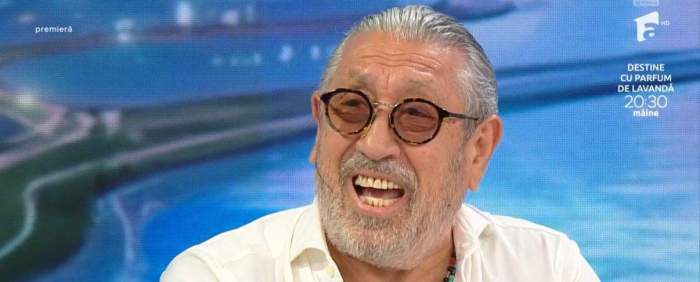 Serghei Mizil poarta camasa de culoare alba