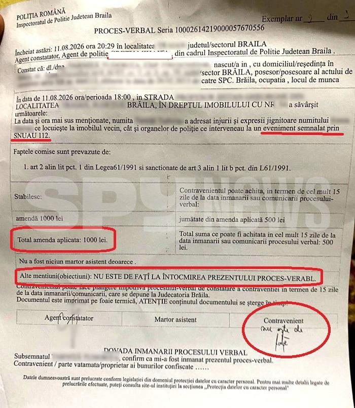 Alertă cu bombă, la Brăila | O pensionară a fost amendată după ce a vrut să plece de lângă locul riscant | Imagini exclusive