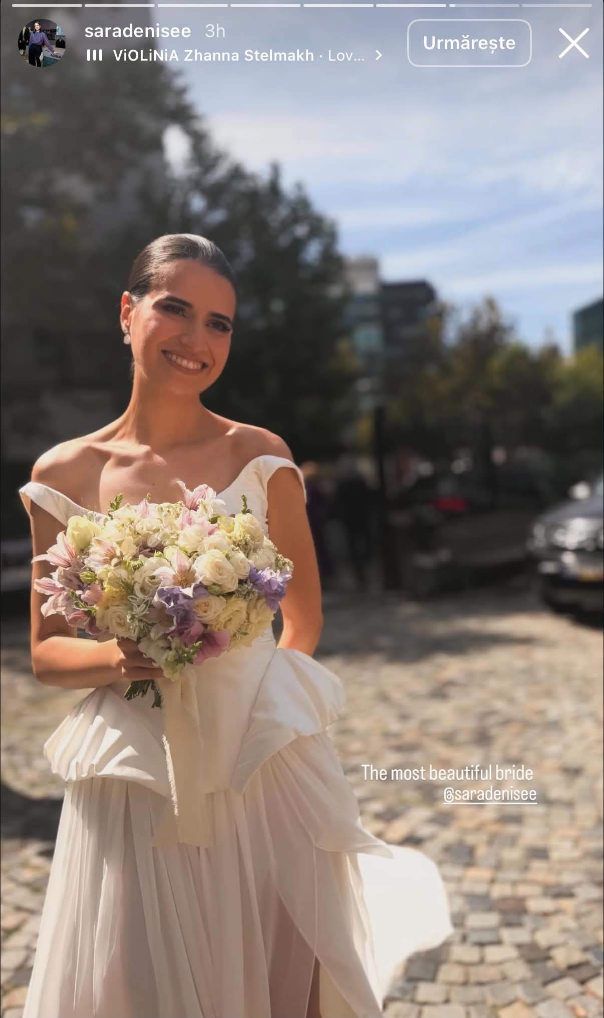 Fiica Adinei Buzatu s-a căsătorit. Primele imagini cu Sara în rochie de mireasă | FOTO